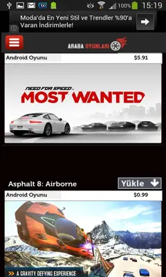 Araba Yarışı Oyunları android App screenshot 0