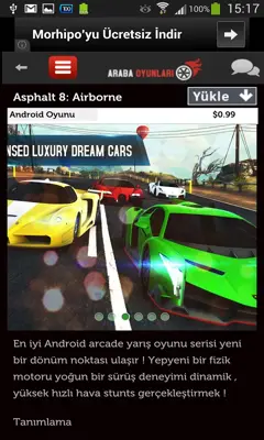 Araba Yarışı Oyunları android App screenshot 1