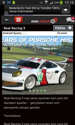 Araba Yarışı Oyunları android App screenshot 5